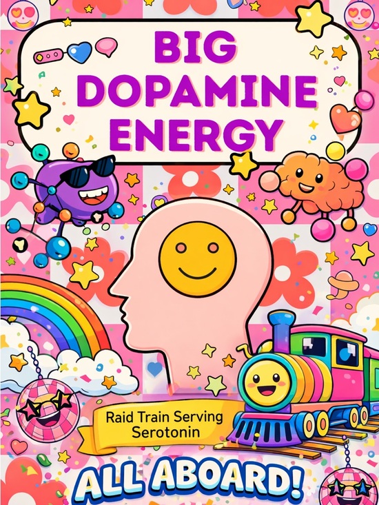 Other - BDE - Big Dopamine Energy Raid Train 🧠😊✨🌈💛
